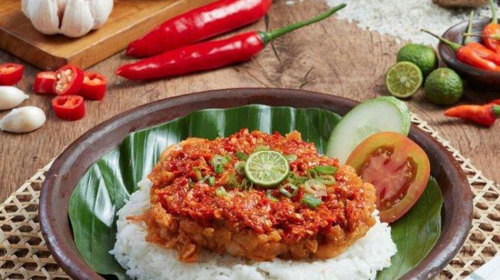 Ayam geprek kekinian di jakarta