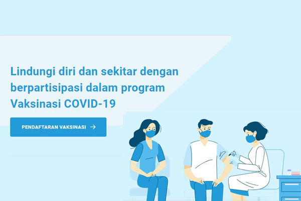 cara daftar vaksin covid