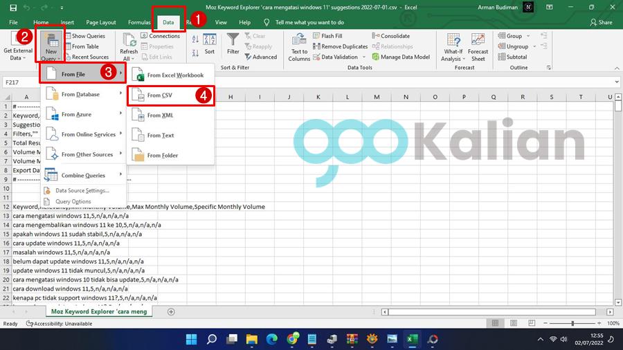 Cara Membuka File CSV Di Excel 2016 Terbukti - Gookalian