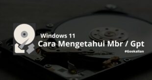 Cara Mengetahui Tipe Partisi Mbr Atau Gpt Di Windows 11