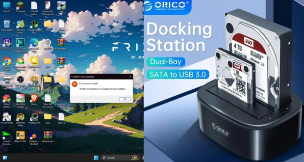 Cara Mengatasi The file or Directory is Corrupted 2